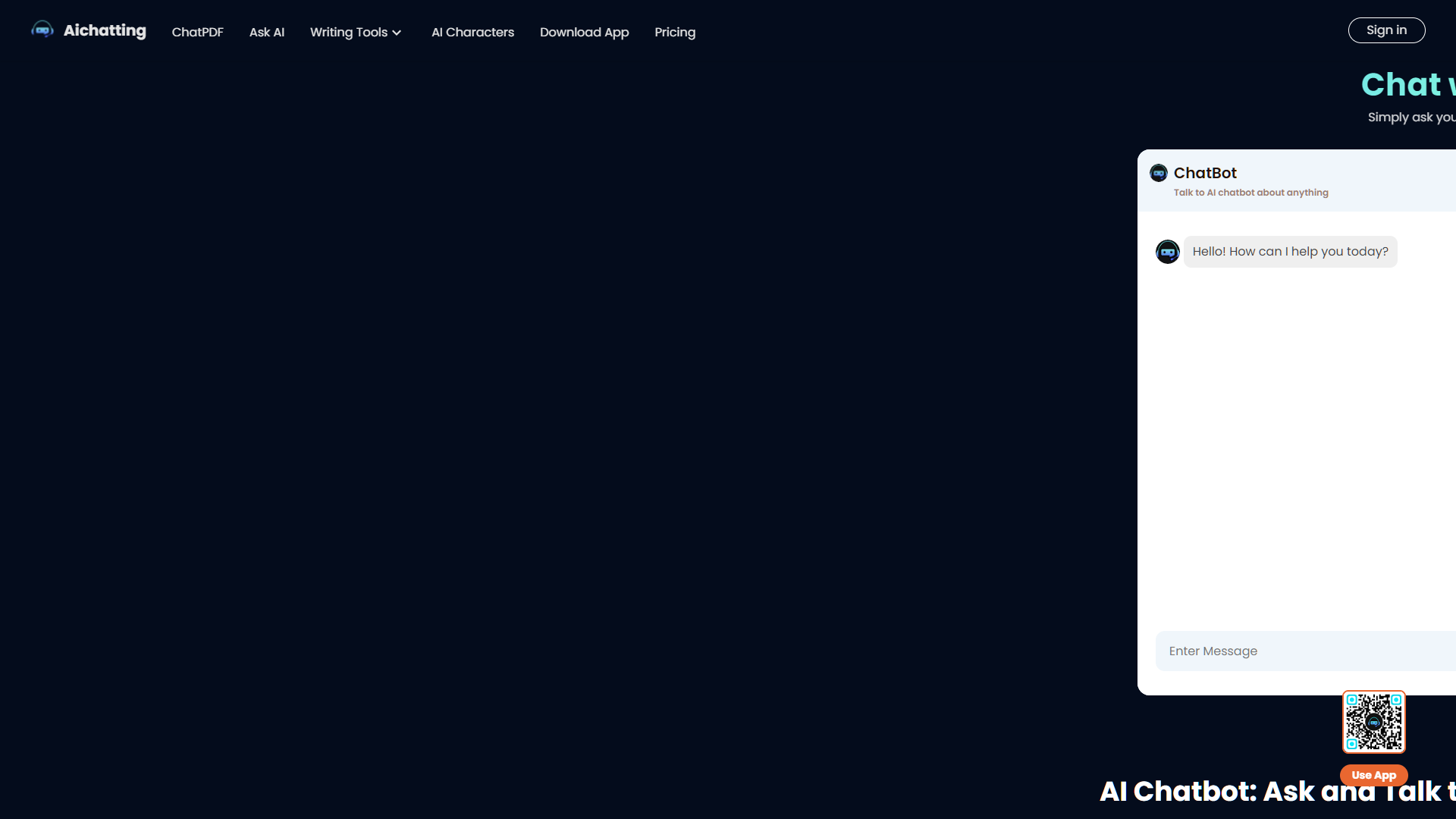 Aichatting screenshot