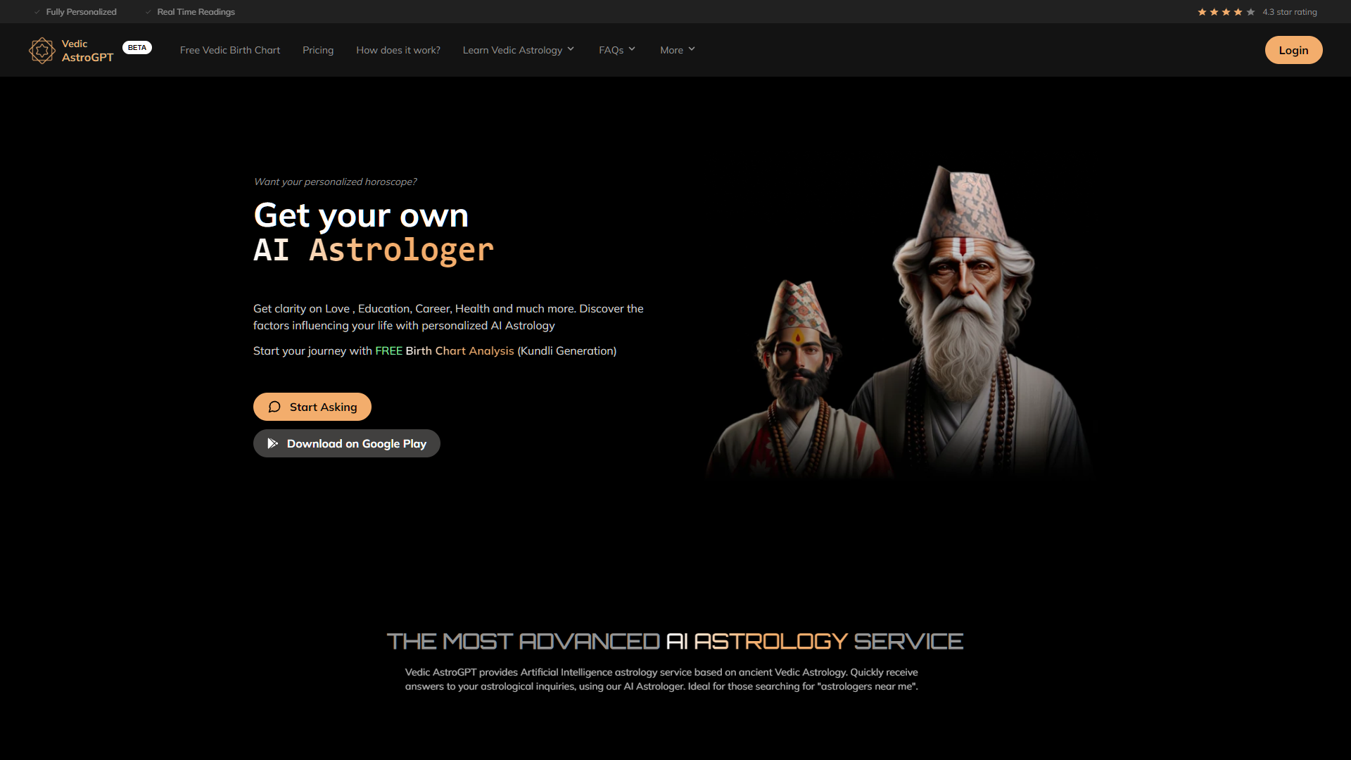 Vedic AstroGPT screenshot
