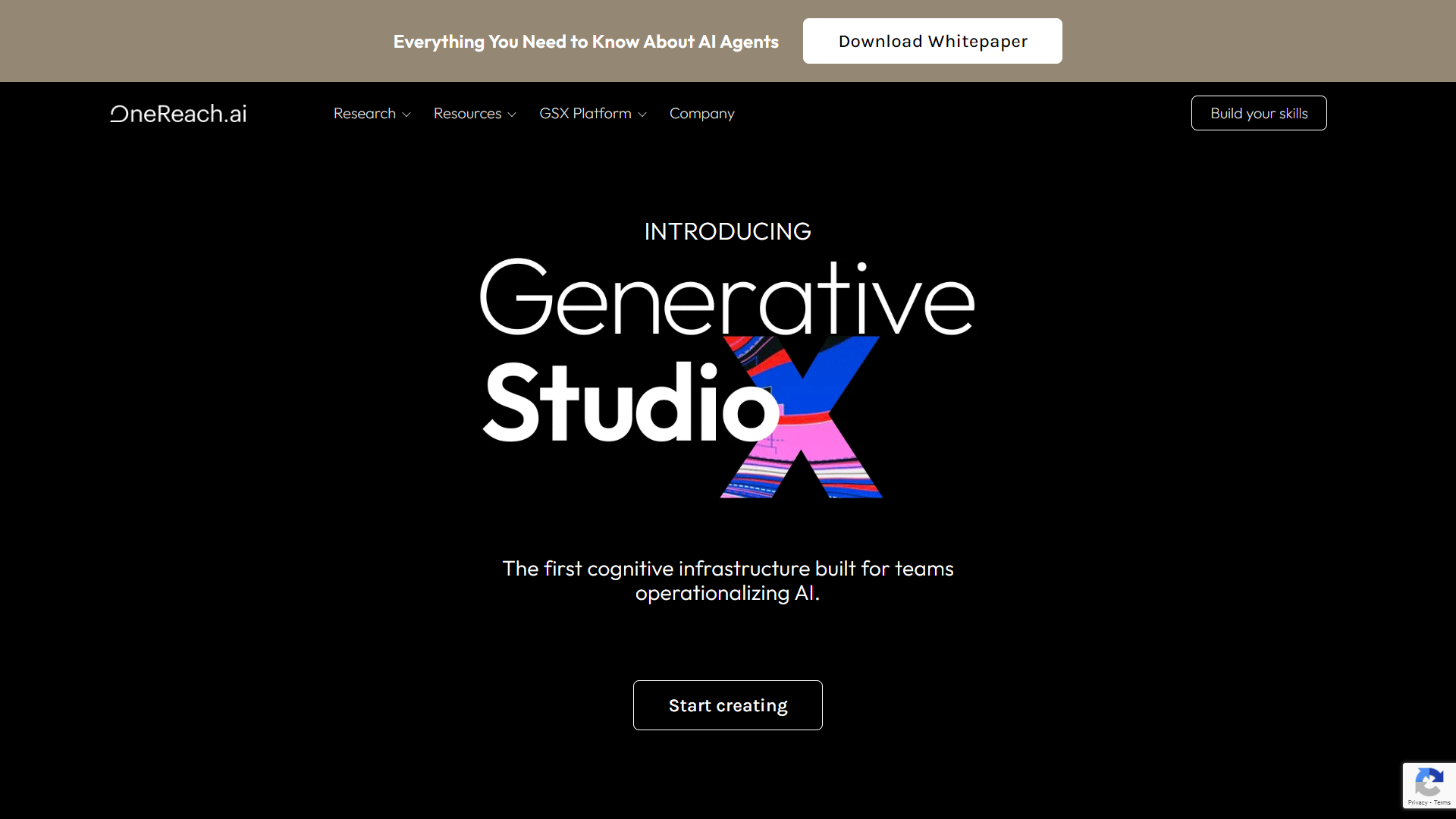 Generative Studio X by OneReach AI screenshot