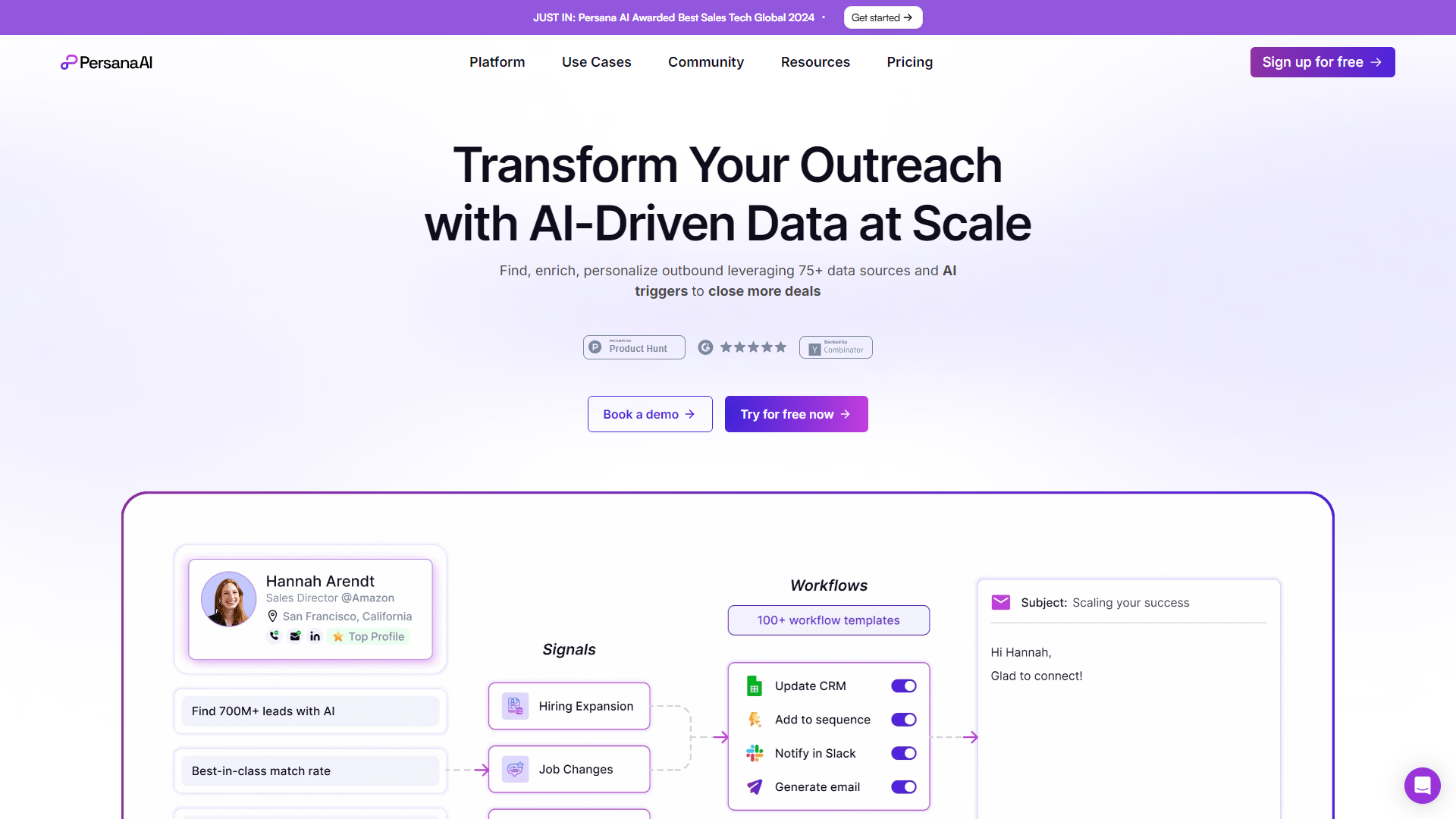 Persana AI screenshot