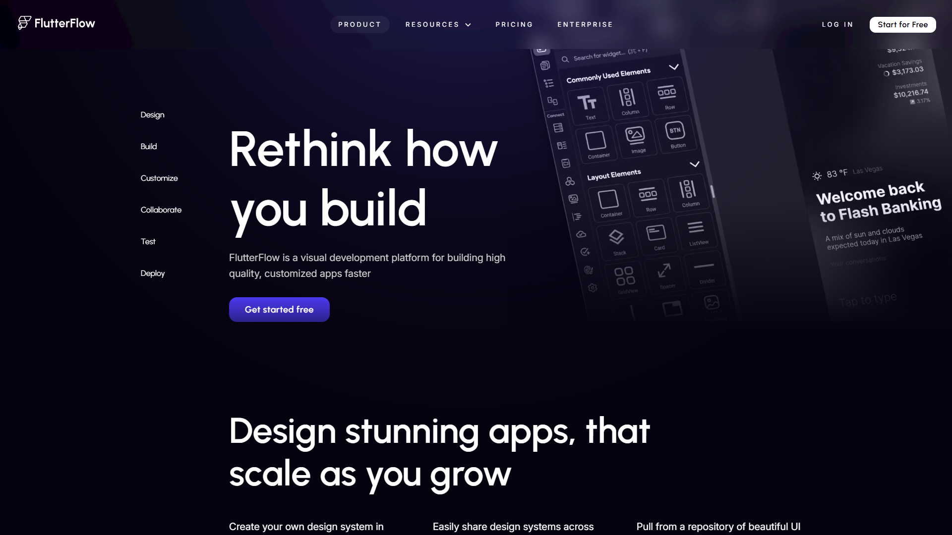 FlutterFlow screenshot