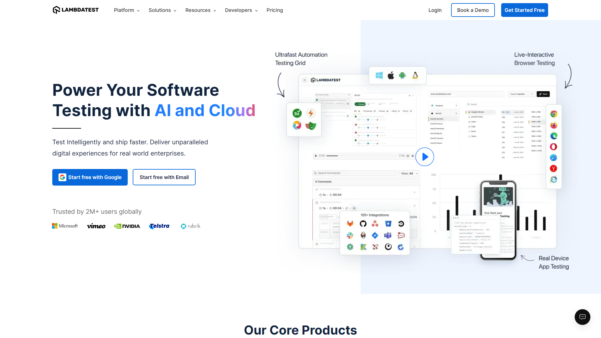 LambdaTest screenshot