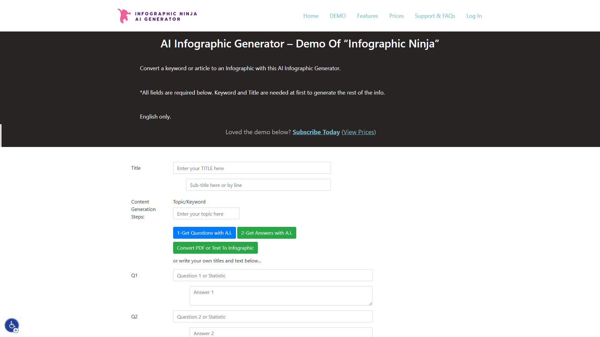 Infographic Ninja screenshot