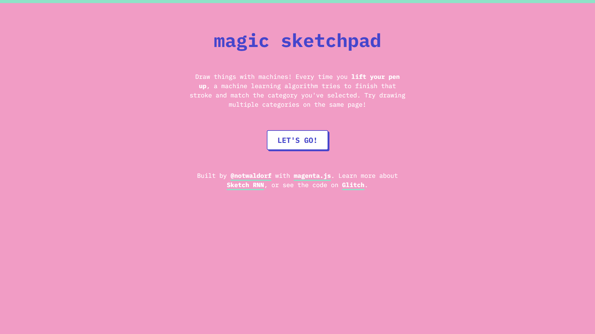 Magic Sketchpad screenshot