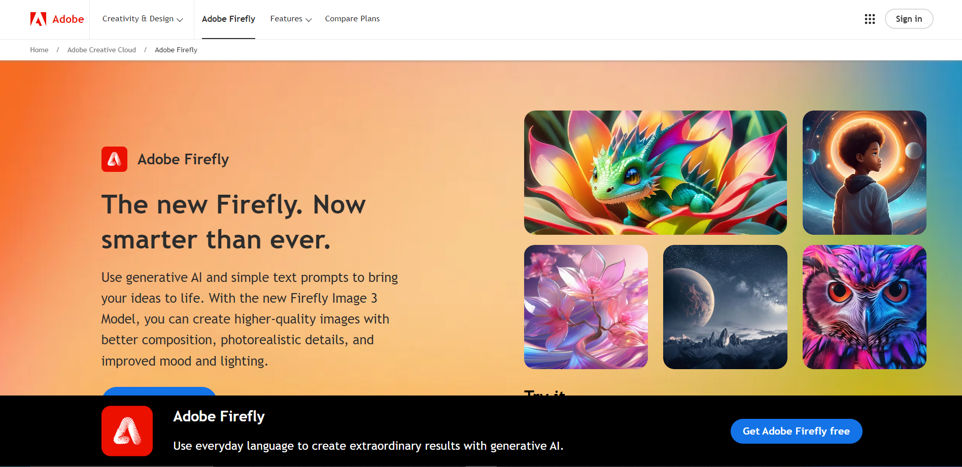 Adobe Firefly screenshot