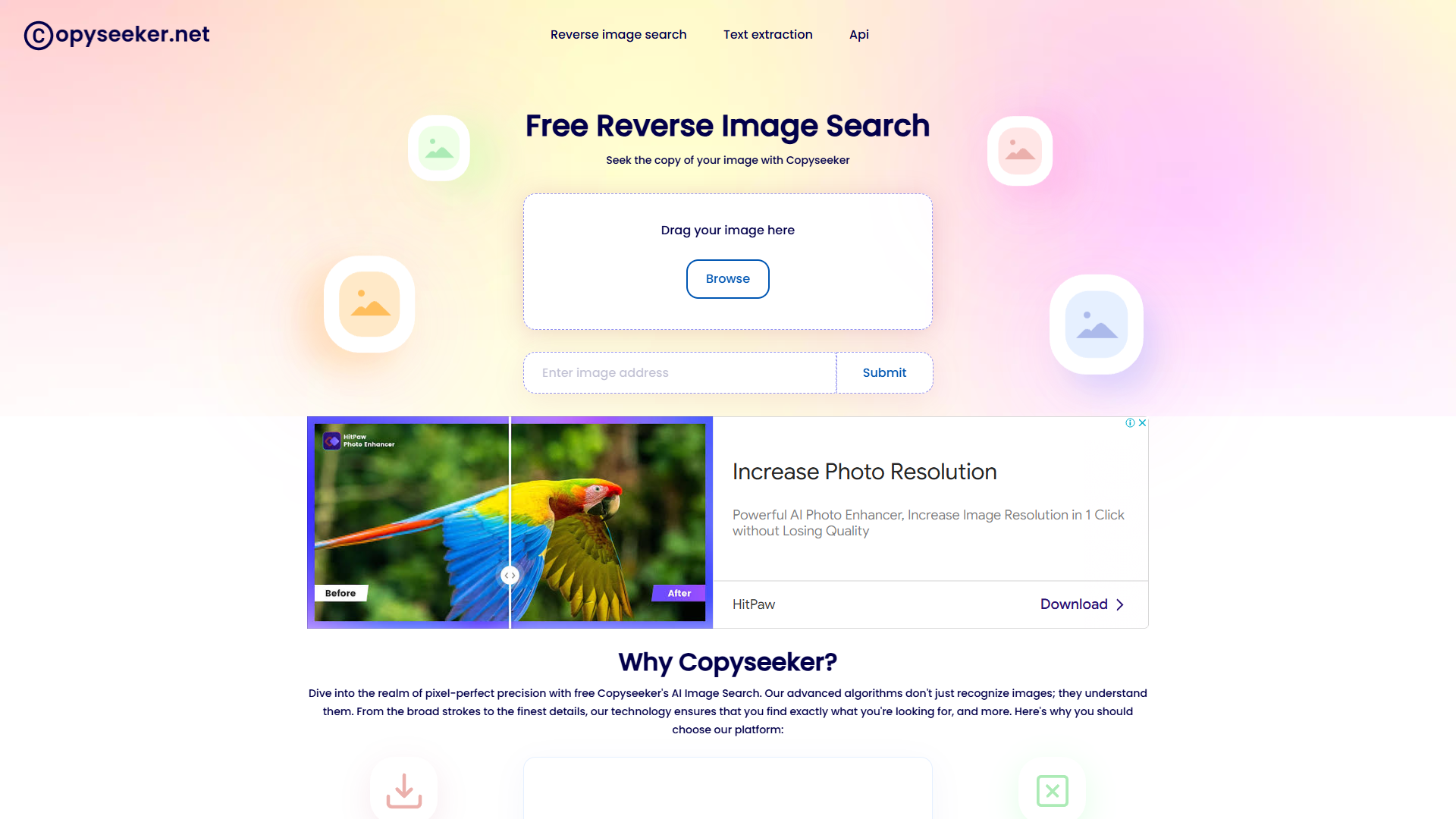Copyseeker screenshot