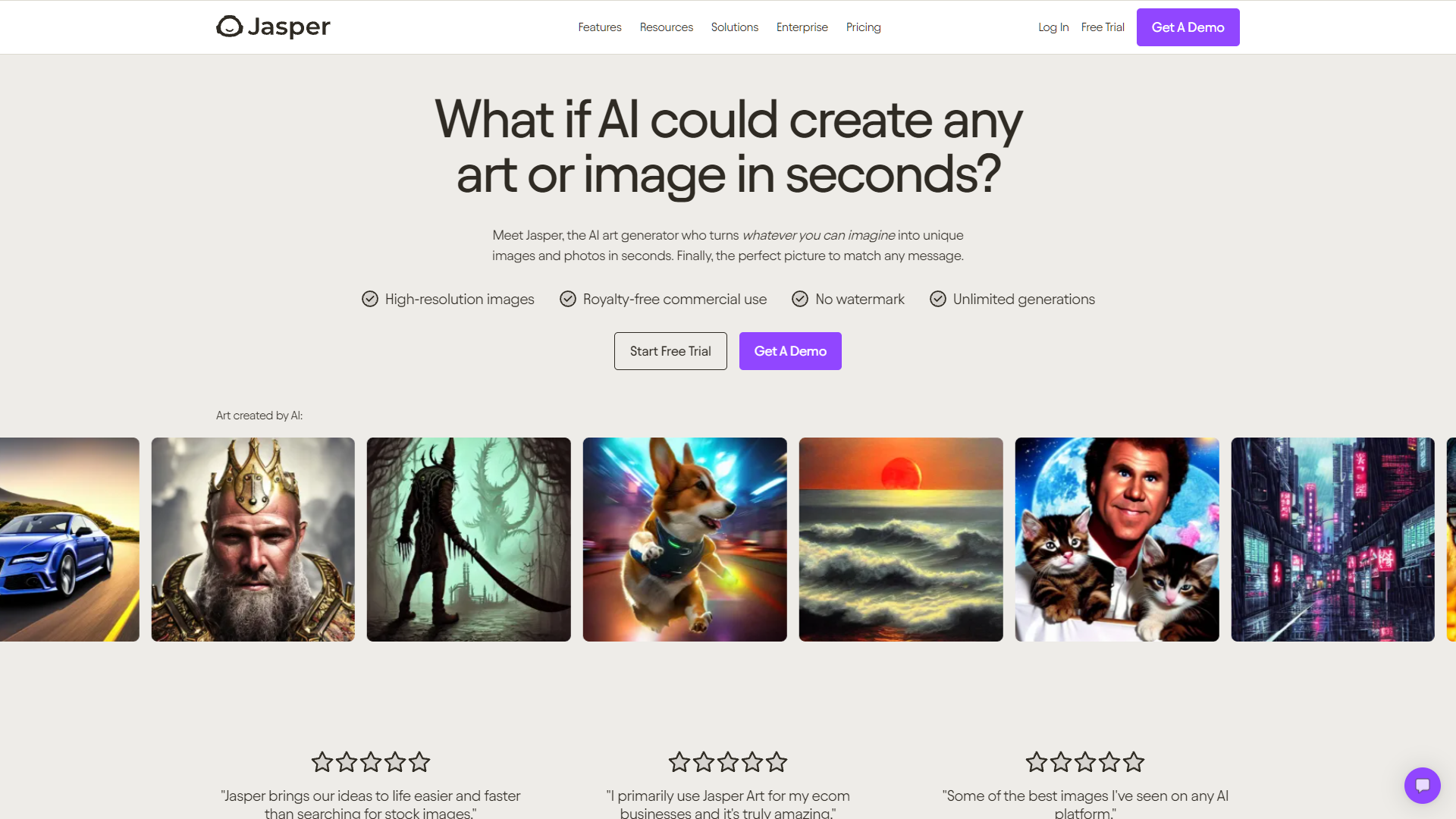 Jasper Art screenshot