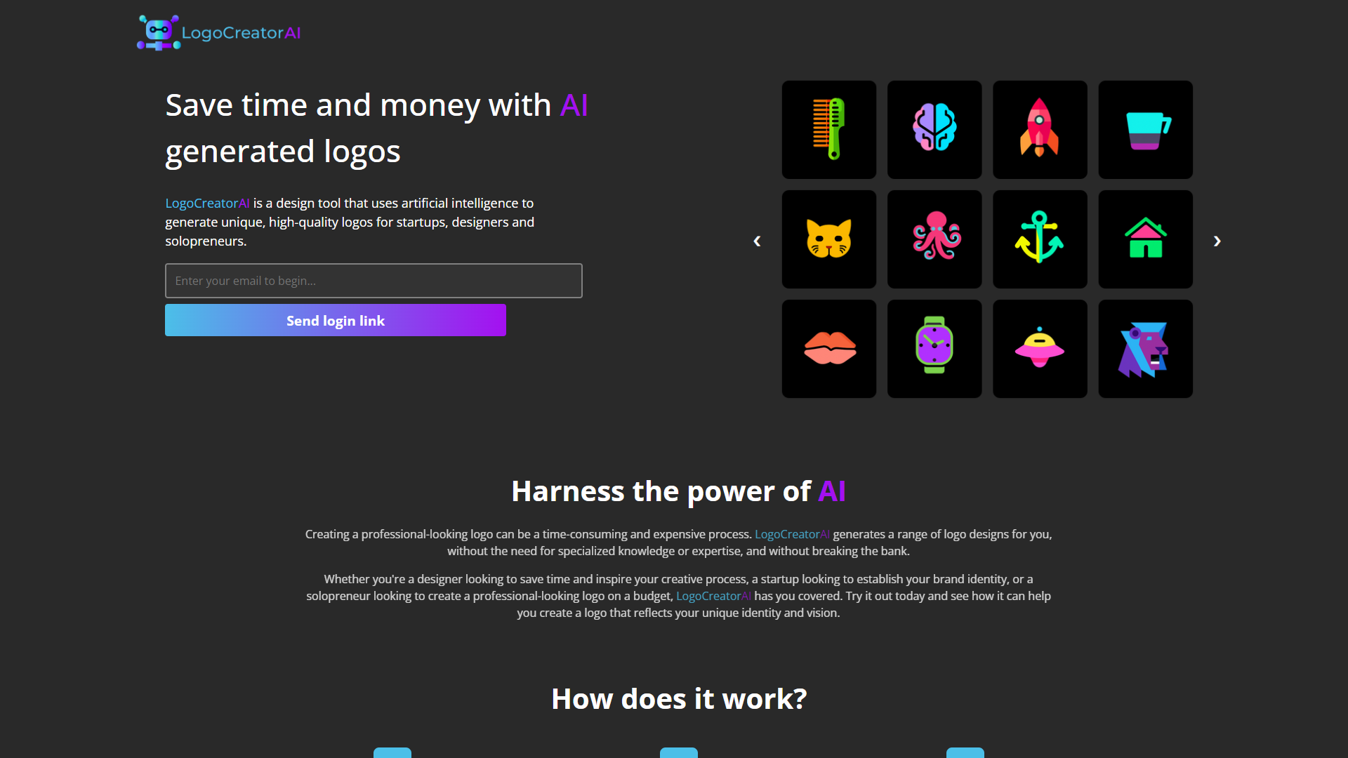 LogoCreatorAI screenshot