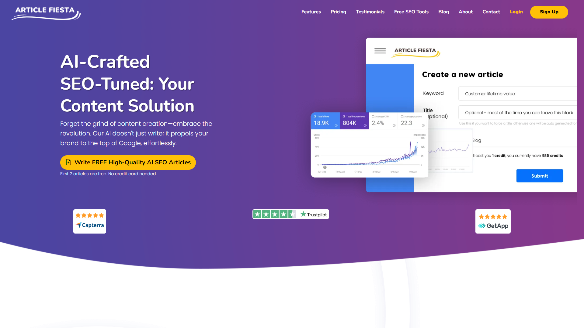 Article Fiesta screenshot