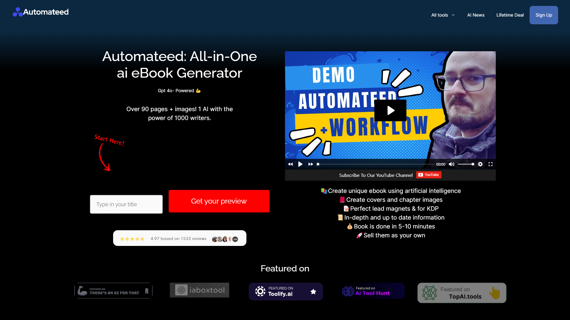 Automateed screenshot