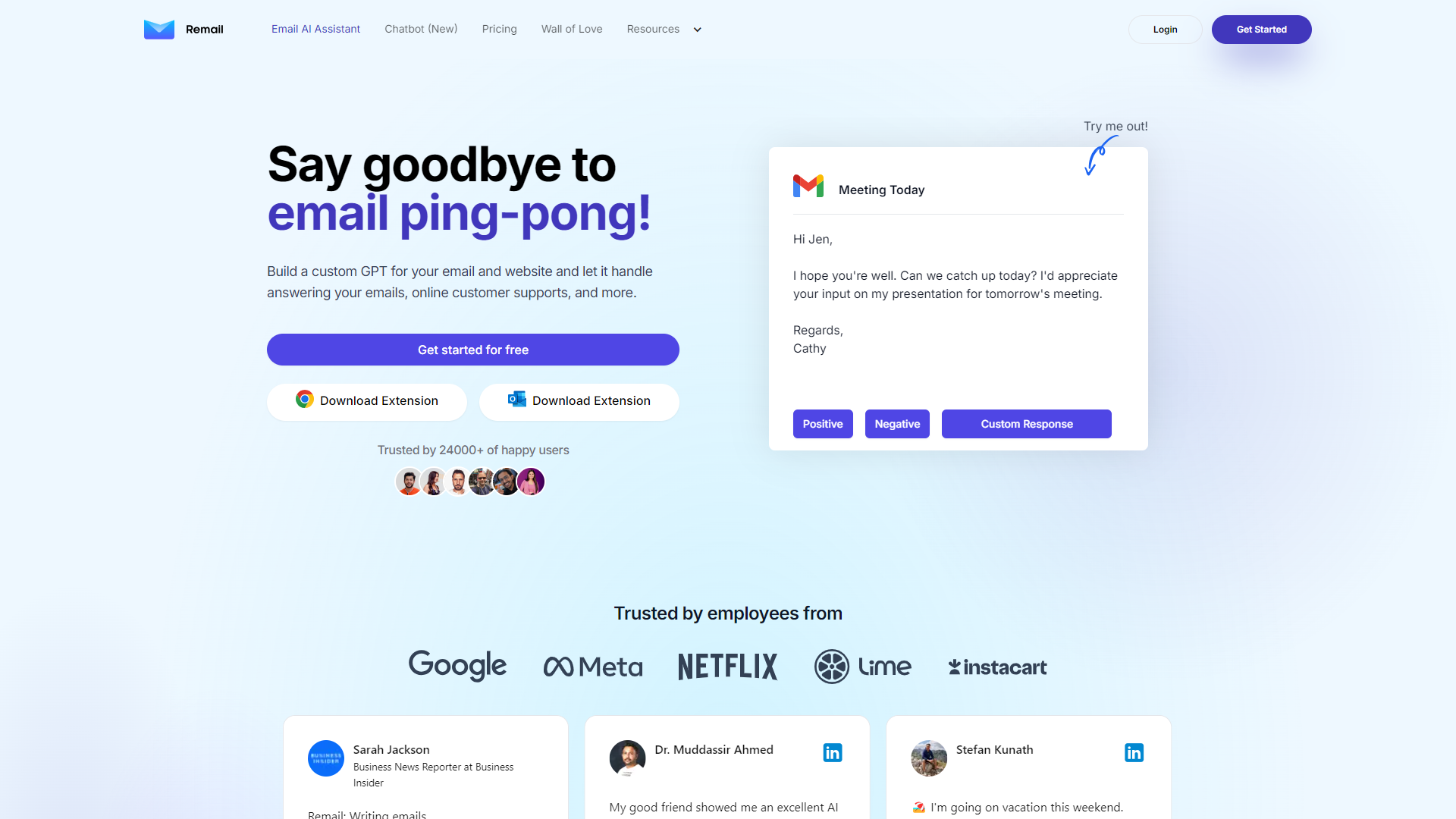 RemAIl AI screenshot