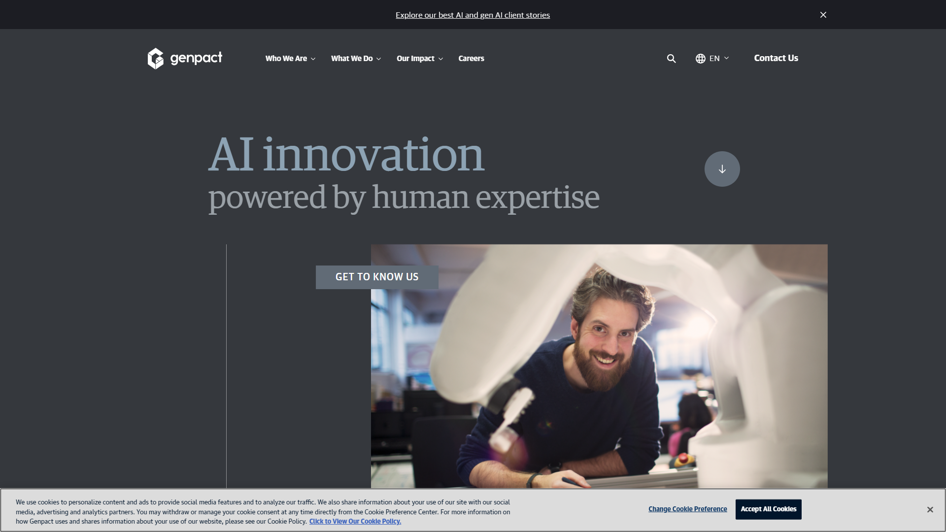 Genpact Cora screenshot