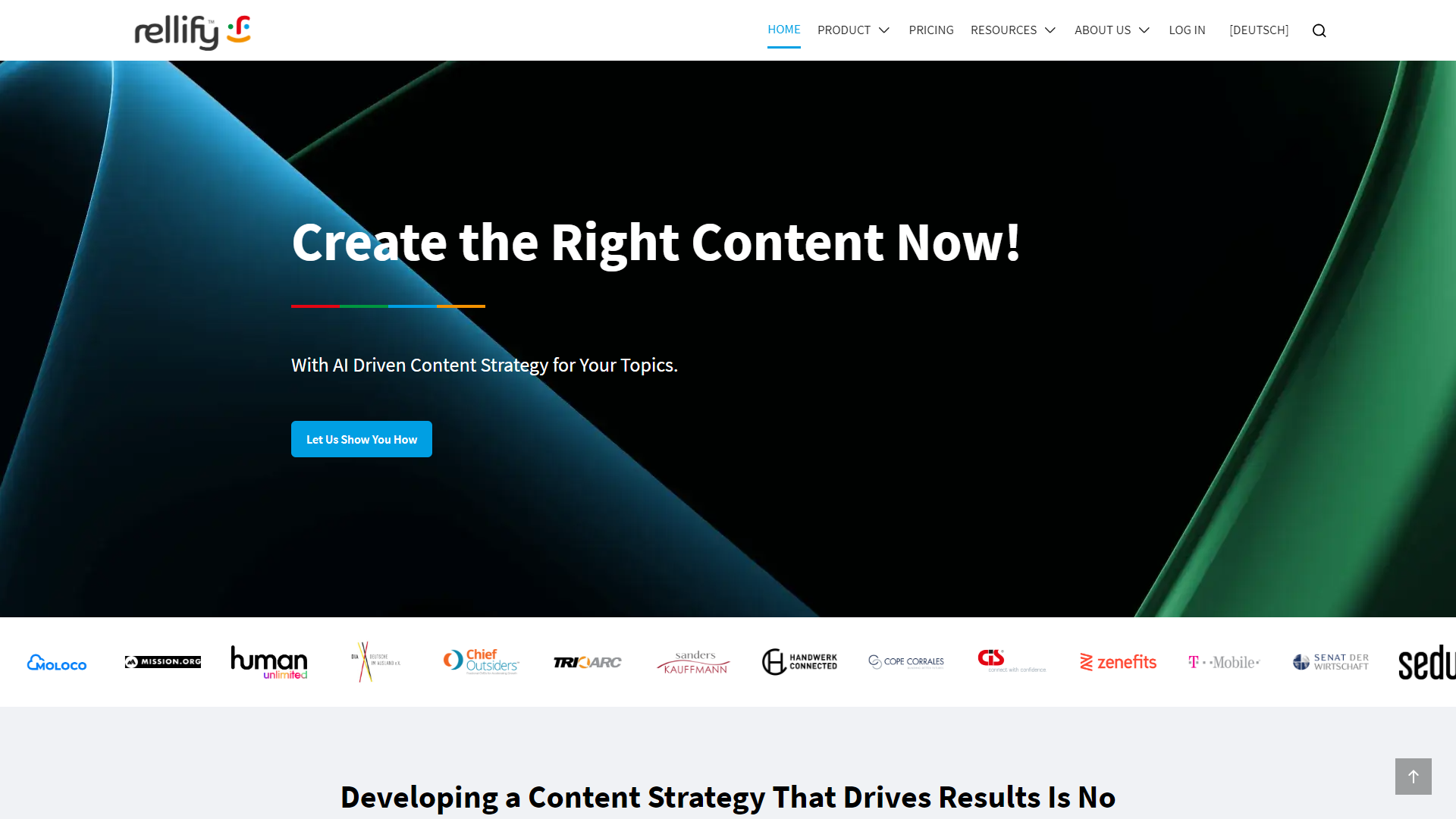 Rellify Platform screenshot