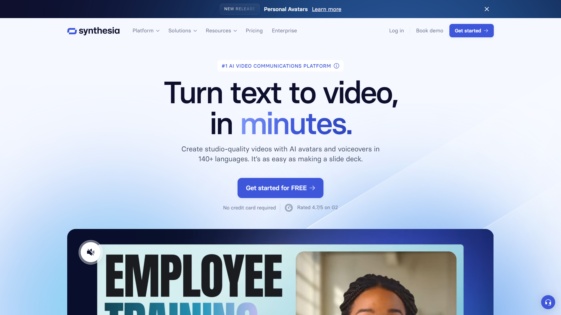 Synthesia screenshot