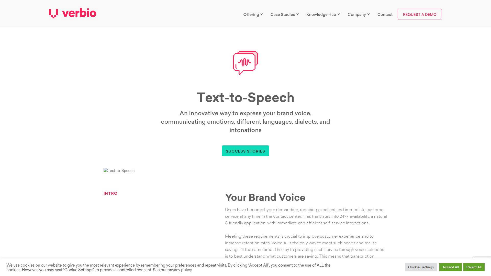 Verbio Text-to-Speech screenshot